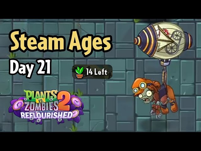 Plants vs Zombies 2 Steam Ages - NEW STEAM AGES GARGANTUAR Part 4 