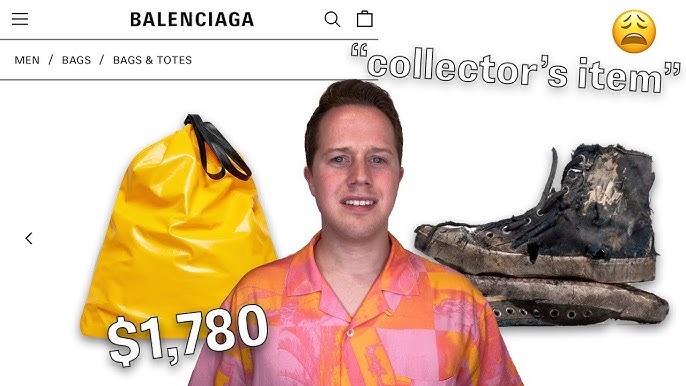 Balenciaga unveils the 'most expensive trash bag in the world