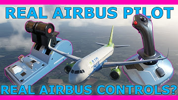 Real Airbus Pilot First Impressions of Thrustmaster Airbus Sidestick and Throttle!