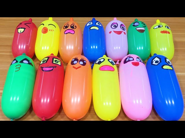 BALLOONS Slime! Making Slime with Funny Balloons - Satisfying Slime video #1223 class=