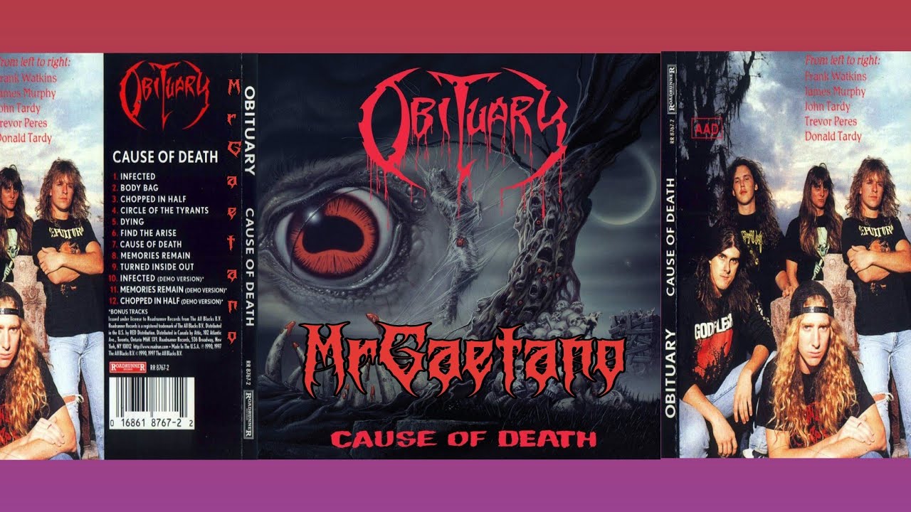 Obituary - Cause of Death (Full Album 1990) - YouTube