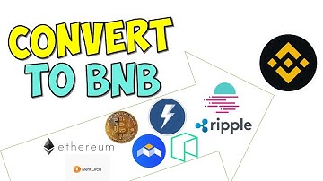 HOW TO CONVERT SMALL BALANCE TO BNB ON BINANCE
