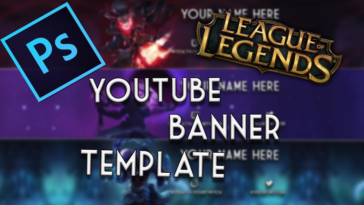 Free Clean Youtube Banner Template By HoD