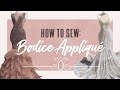 How I Sew My Rhinestone Bodice Appliqués