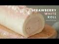 딸기 초콜릿 화이트 롤케이크 만들기 : Strawberry Chocolate White Roll Cake Recipe - Cooking tree 쿠킹트리*Cooking ASMR