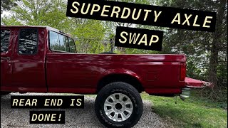 05+ Axle Swap  OBS ford (Part 1)