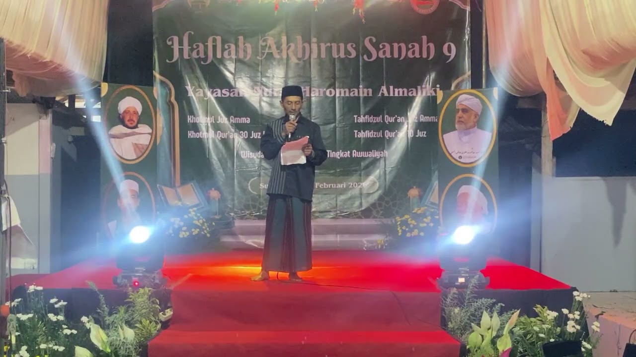 🔴 SAMBUTAN WAKIL WALI SANTRI BPK. SIAMUN |HAFLAH AKHIRUSSANAH KE 9 | YAYASAN NURUL HAROMAIN ALMALIKI