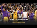 Lakers 125, Grizzlies 85 - Lakers Win Series 4-2 | 2023 NBA Playoffs
