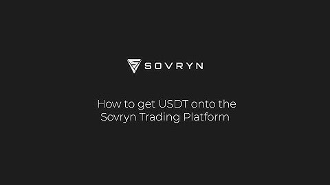 How to get USDT onto the Sovryn Trading Platform