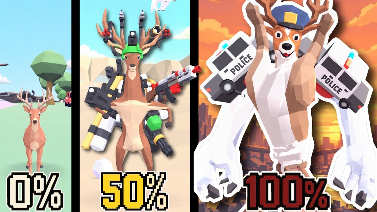 Aku 100% RUSA ROBOT GABUNGAN di DEEEER Simulator