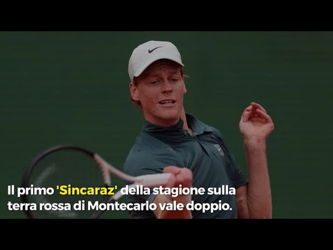 Video Sinner contro Alcaraz a Montecarlo: la finale per la vetta del tennis mondiale