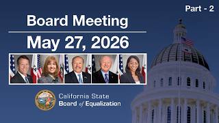 May 27 2026 BOE Board Meeting - PM Session