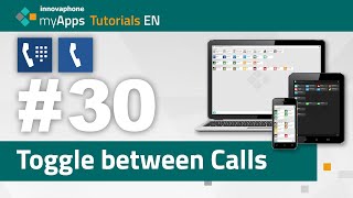 #30 myApps Tutorial — Phone App & Softphone App - Toggle between Calls (13r3, 14r1) | EN screenshot 5