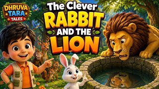 The Mighty Lion and the Clever Rabbit 🦁🐰 | Panchatantra Story for Kids | DhruvaTara Tales