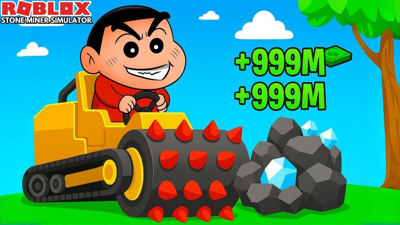Stone Miner Simulator Gameplay in Tamil | GAMING WITH SHINCHAN