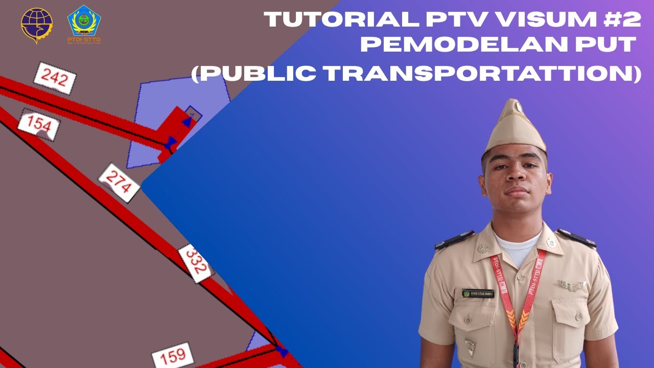 TUTORIAL PTV VISUM #2 PEMODELAN PUT (PUBLIC TRANSPORTATION) - YouTube