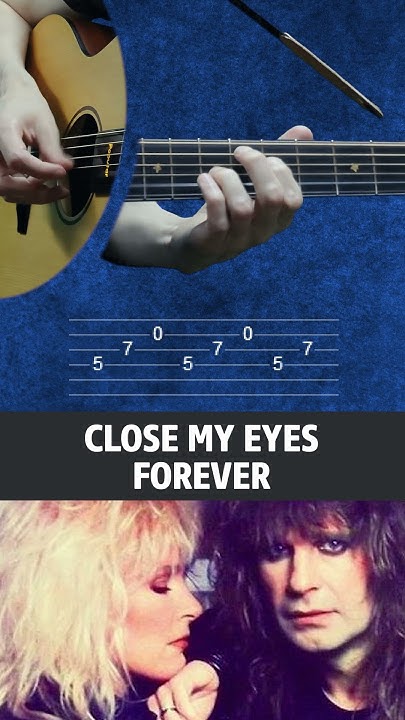 testi ozzy osbourne close my eyes forever