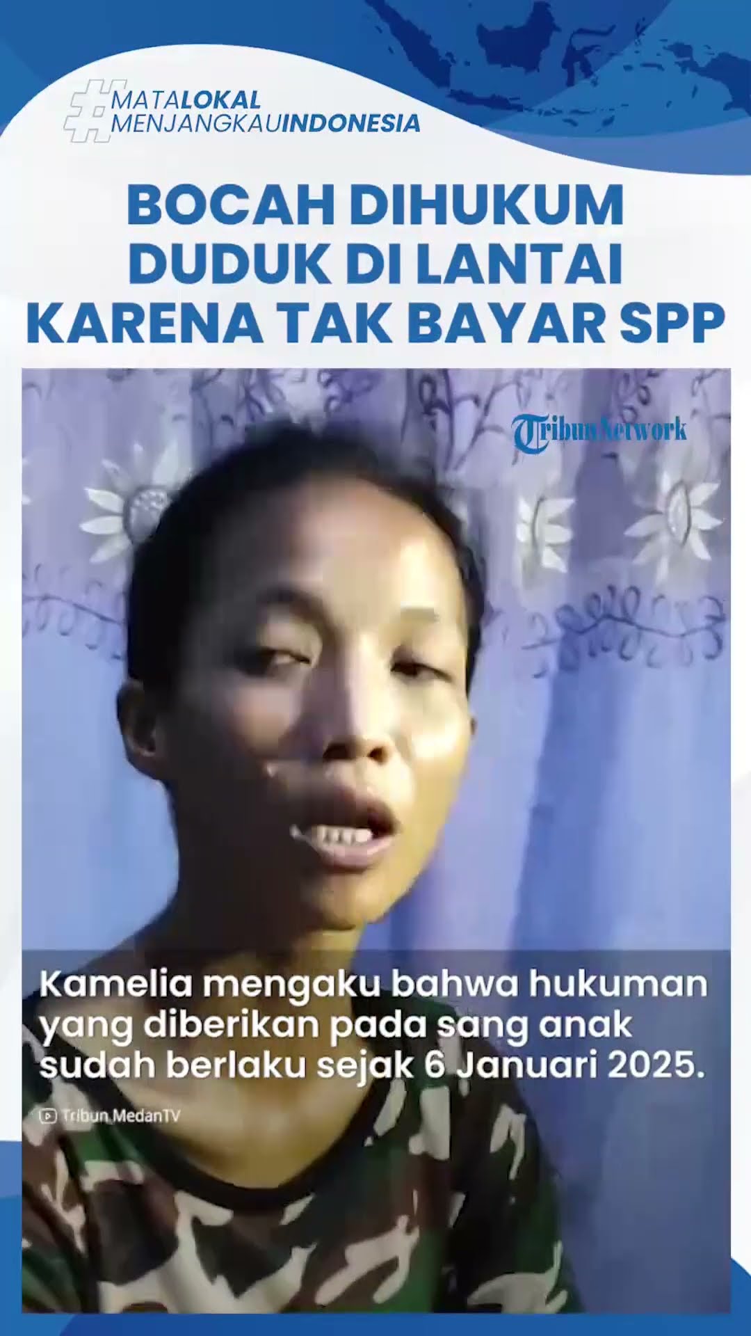 Viral Video Bocah SD Dihukum Guru Duduk di Lantai Kelas Selama Pelajaran Gara-gara Nunggak Bayar SPP