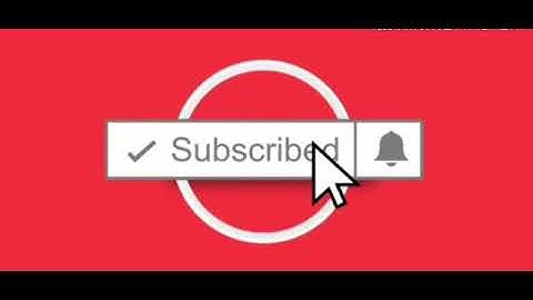 Subscribe Button Animation with Sound Effect