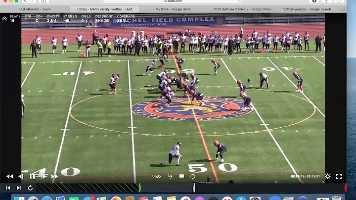 4-2-5 Man free coverage w/ LB help defending the rpo game and h backs w/ cover 1. Coach Kou Football