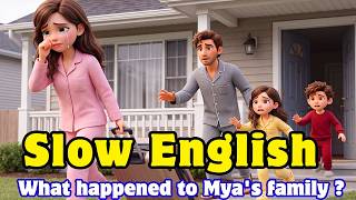 🔴 LIVE 24/7 | Easy English Listening Stories 📚 | What Happened to Mya's Family? 😢🏠 (A2 Level)