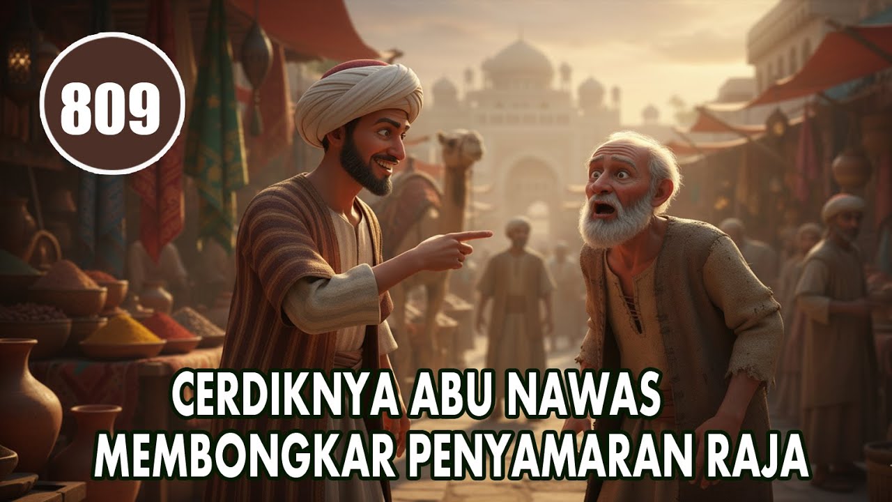 CERDIKNYA ABU NAWAS MEMBONGKAR PENYAMARAN RAJA - HUMOR SUFI
