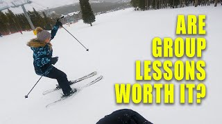 GF takes a ski lesson at Breckenridge by justin connor 118 views 2 months ago 8 minutes, 23 seconds
