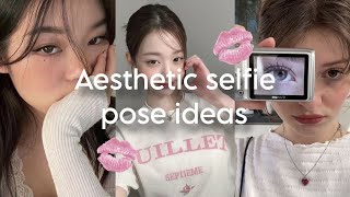 20+ Aesthetic selfie pose ideas including mirror selfie poses 🌷📷 screenshot 4