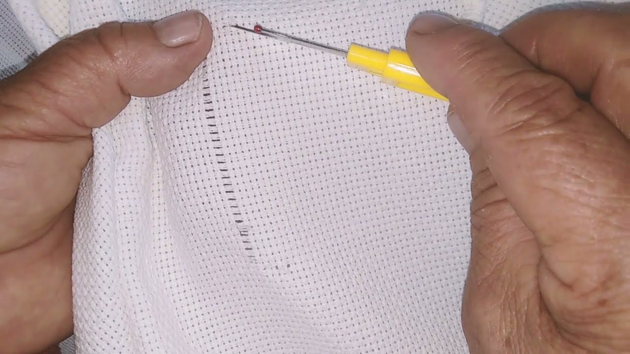 DESHILADO ESPECIAL NARANJA (Corte y Conteo de hilos) - Estela Bordados Artesanales