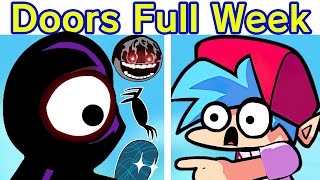 FNF VS Rush & Screech But ALL Characters Sing It (Roblox DOORS) 🎶 Friday  Night Funkin' VS NEW DOORS 