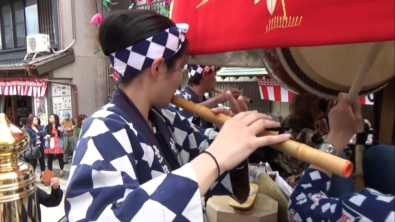 名人笛女と笛吹名人ｼﾘｰｽﾞ 遠州横須賀   大工町 せ組 「笛女の神 現る」