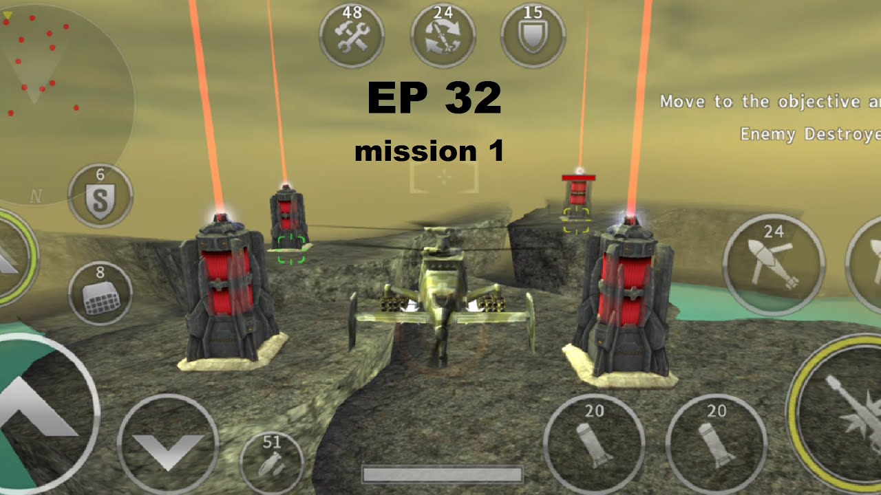 Raider in episode 32 mission 1 | gunship battle