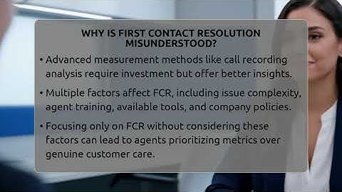 Why Is First Contact Resolution Misunderstood? - Customer Support Coach