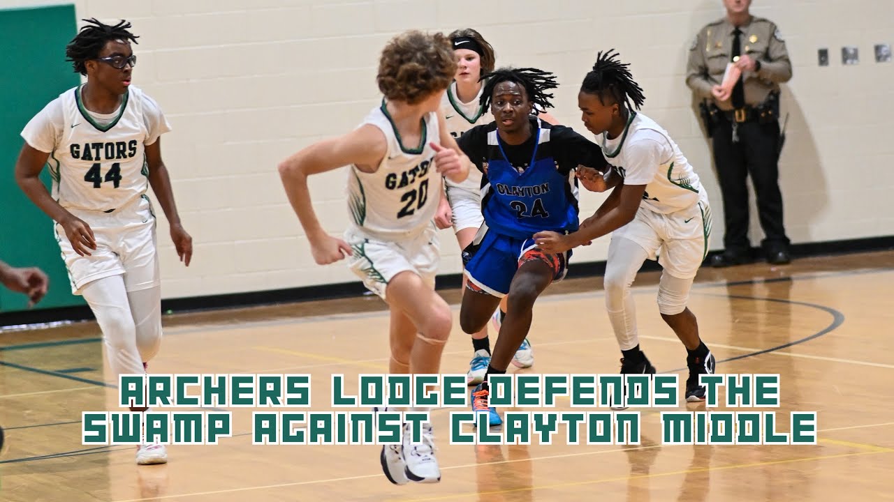 Archers Lodge gets a quick start! Clayton Middle fights back, but Gators get it done in the swamp!