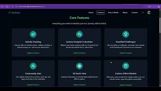 🌱 EcoTrack: Track Your Carbon Footprint with AI | Sustainable Living Made Simple screenshot 1