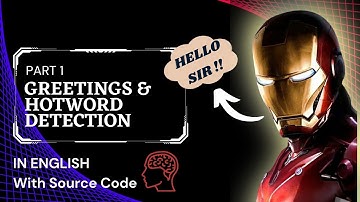 Wake up Jarvis - HOTWORD DETECTION | Part 1 | In English| How to Make Jarvis In Python|Jarvis Python