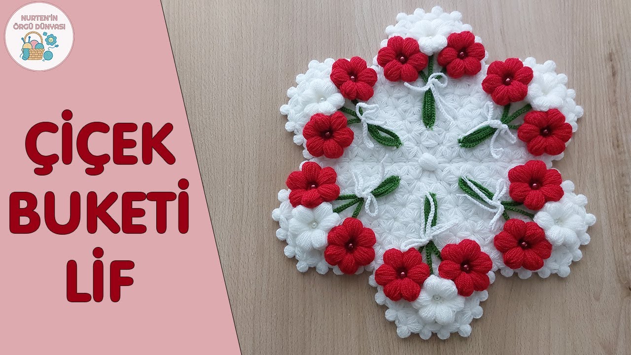 Çiçek Buketi Lif Takım Modeli Yapımı | lif modelleri ve yapılışları