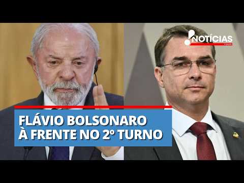 Pesquisa Real Time Big Data: Flávio Bolsonaro tem 46% contra 45% de Lula no 2º turno