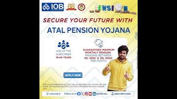 Atal Pension Yojana!