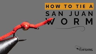 How To Tie a San Juan Worm (Step-By-Step Guide)