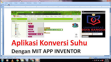 Aplikasi Konversi Suhu mengunakan MIT APP INVENTOR