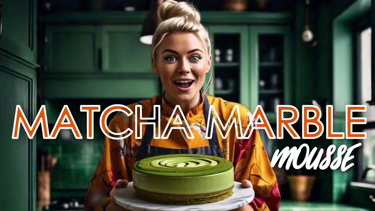 How to Make a Stunning Matcha Marble Mousse Cake at Home