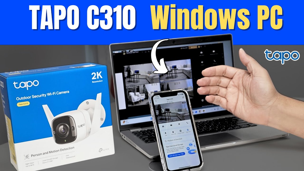Как удаленно просматривать изображение с камеры Tapo через компьютер под управлением Windows — де...