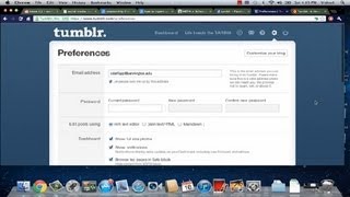 How to Fill in the Facebook Theme for Tumblr : Facebook Tips & Tricks