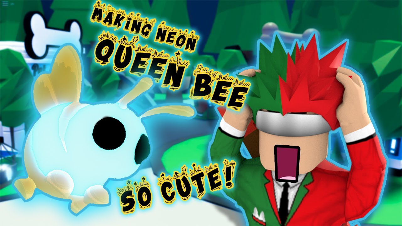 Making a Neon QUEEN BEE! *SO CUTE!* ROBLOX Adopt Me YouTube