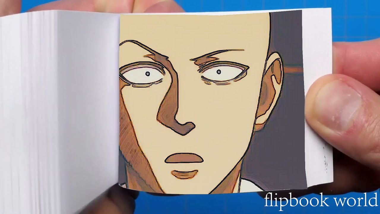One Punch Man Fighting Shot-Flip Book
