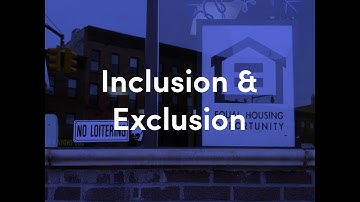 Inclusion and Exclusion  | urbanNext Lexicon