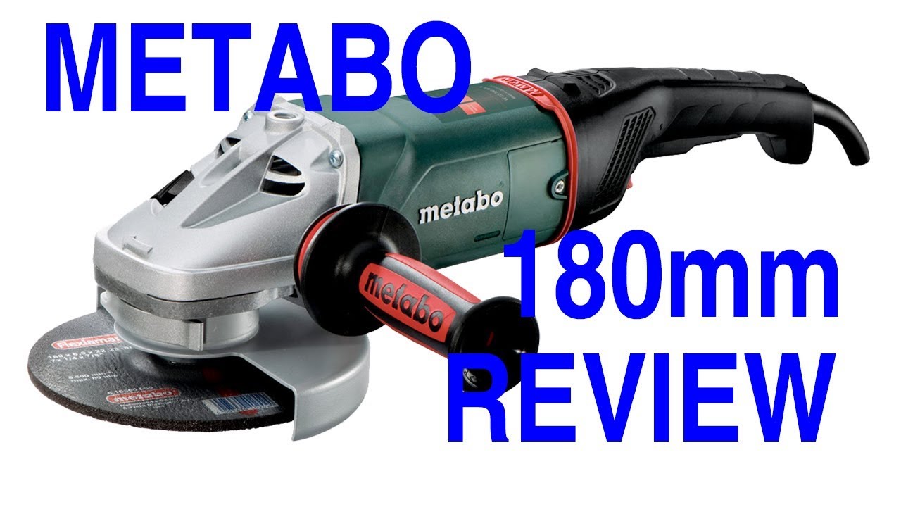 Metabo 2200W 180mm (7") Angle Grinder W 22180 YouTube