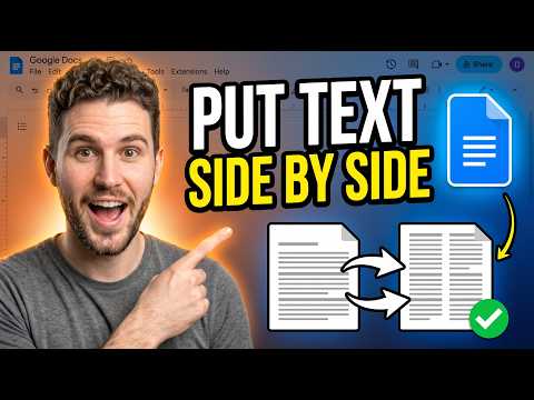 How To Put Text Side By Side In Google Docs (Fast & Easy)