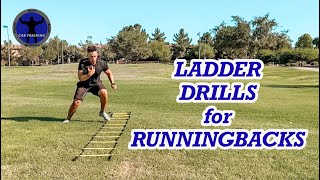 5 Runningback Ladder Drills to Improve Footwork | Runningback Drills for Football